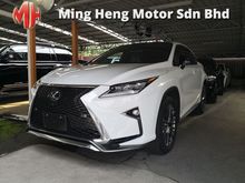 2017 Lexus RX200t 2.0 F Sport SUV -UNREG-