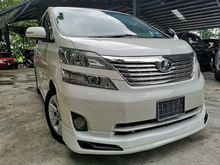 2009/2010 - TOYOTA VELLFIRE 3.5 V6 (A) VL FULL SPEC - PILOT SEAT - POWER DOOR - POWER BOOT - HOME THEATER - COOL BOX - FULL SPEC - FULL LOAN