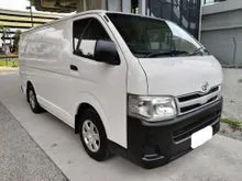 2013 Toyota Hiace 2.5 (M) Panel Van