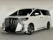 Used 2018 Toyota Alphard 2.5 G SC 360 BSM LKAS P/CRASH P/BOOT SROOF P/DOOR