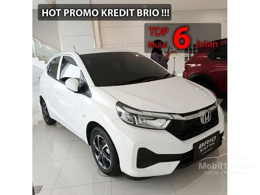 Jual Mobil Honda Brio 2024 E Satya 1.2 di Banten Automatic Hatchback Putih Rp 154.900.000