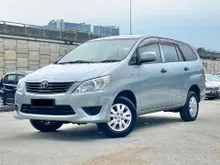 2013 Toyota Innova 2.0 E MPV 1 OWNER ORI PAINT
