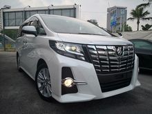 OFFER UNIT =NO GST=NO SST= 2015 Toyota Alphard 2.5 SA 2 Power Door Pearl White