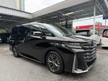 2025 Toyota Vellfire 2.4 Z Premier Turbo 6A Black & Brown Interior JBL Sound System Ready Stock