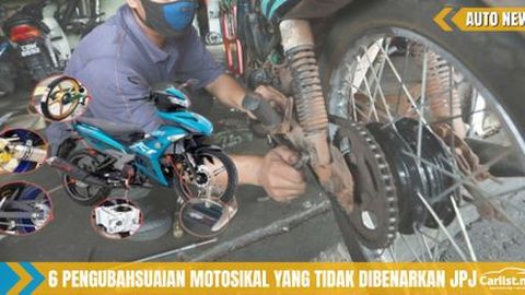 Tarik Lesen Bengkel Jika Ubah Suai Motosikal Melebihi Modifikasi Ditetapkan JPJ