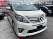 Used 2013 Toyota Alphard 2.4 G 240S Gold Registered 2017 Power Boot 2Power Doors DVD Monitor Free 2 Years Warranty