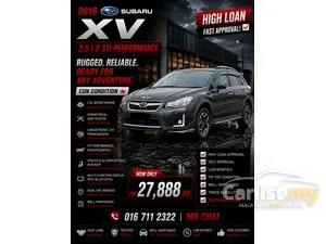 2016 Subaru XV 2.0 STi Performance SUV