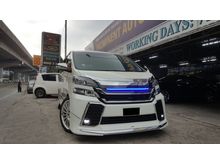 Toyota Vellfire 2.4 Z PLATINUM 2014,7 SEATER,1 YEAR WARRANTY,SUN MOON ROOF,2 POWER DOORS,ORIGINAL PEARL WHITE COLOUR,NO SST CHARGES,ONE DATIN OWNER
