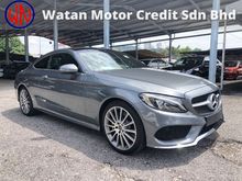2018 Mercedes-Benz C200 AMG Coupe 2.0 Turbo Panoramic Roof Keyless Go Memory Seats Intelligent Full LED Power Boot Reverse Camera Paddle Shift Unreg