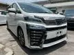 Recon 2019 Toyota Vellfire ZG 4.5A LowKM / 3LED / SUNROOF / AlpinePlayer / AlpineRoofTV / LeatherSeat / PilotSeat / ElectricSeat / 5YWarranty / FreeService - Cars for sale