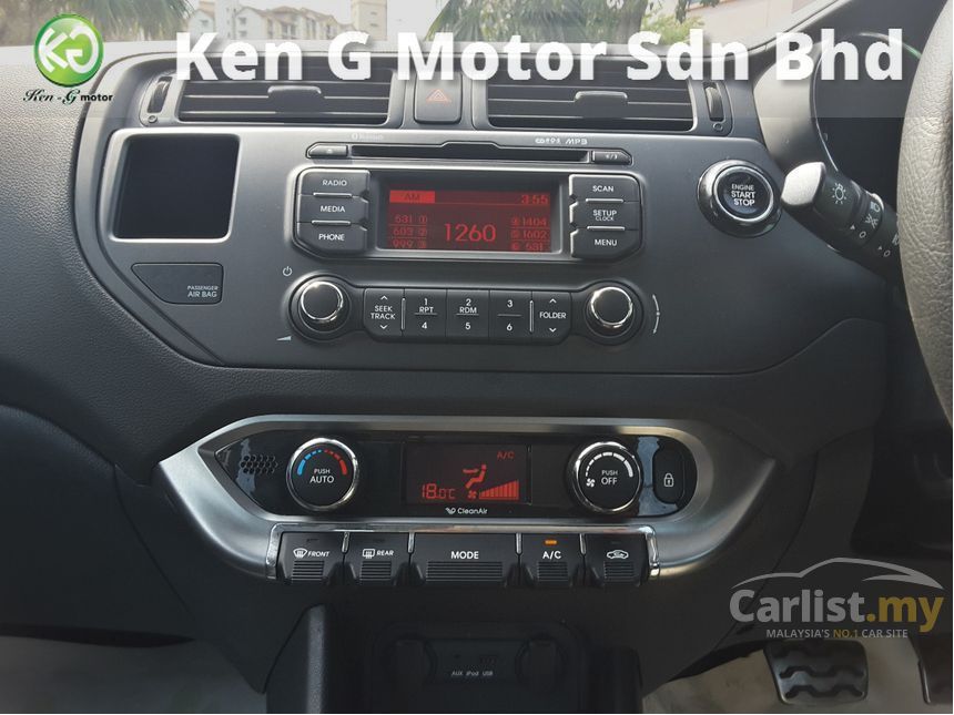 Kia Rio 2013 EX 1.4 in Selangor Automatic Hatchback Blue 