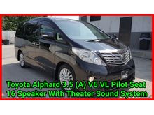 2011 Toyota Alphard 3.5 V6 VL PILOT SEAT POWER DOOR COOL BOX POWER BOOT SUNROOF EXCELLENT CONDITION