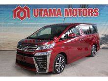 HARI RAYA SALE SPECIAL 2018 Toyota Vellfire 2.5 ZG RED PRECRASH READY STOCK UNIT FAST APPROVAL