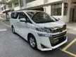 Recon TOYOTA VELLFIRE X WITH SUNROOF FREE 5 YEARS WARRANTY