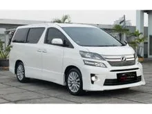 Toyota Vellfire 2.4 Z Van Wagon AT 2013 Putih TDP 47jt Kondisi Mobil Istimewa Bergaransi dan Dijamin Siap Pakai