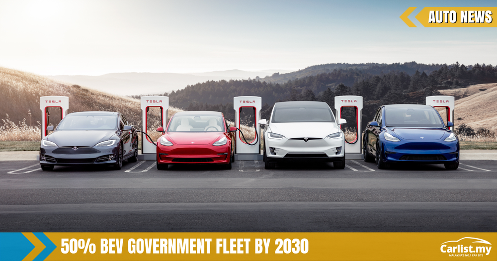 Malaysian Government Fleet To Include EVs Starting 2023