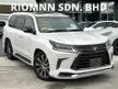 Recon [BEST BUY] 2021 Lexus LX570 Black Sequence 5 Seater, Mark Levinson Sound System, Cool Box, Modellista Bodykit, Rear Entertainment System and MORE