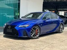 Signature Blue 2021 Lexus IS 300 2.0 F Sport Sedan 360cam Sunroof HUD S/Tire Black Interior (Pm for Special Offer)