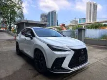 2022 Lexus NX 350 2.4 F Sport SUV , Clear stock