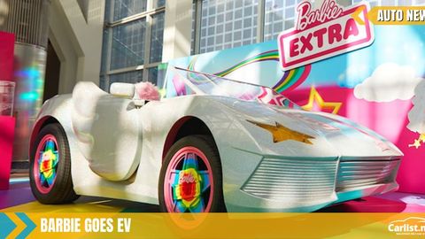 Barbie Embraces The EV Movement - Showcases Barbie Extra Convertible EV At LA Auto Show