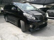 2013 Toyota Alphard 2.4 Type Gold,Guarantee TIP-TOP condition!2 power door ,power-boot, rooftv ,leather seat