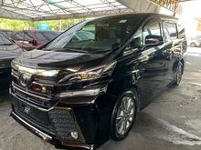 2017 Toyota Vellfire 2.5 Z Golden Eyes MPV Pre-Crash Alcantara Leather 360 Surround Camera Unregistered