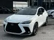 Recon [VALUE BUY] 2022 Lexus NX350 2.4 F Sport AWD, Like New, Red Leather Seat, Panoramic Roof, DIM, 360 Camera, Sport Plus Mode, 20in Rim and MORE - Cars for sale