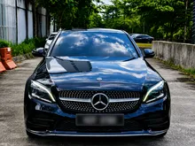 2019 FSR Mercedes Benz C300 2.0 AMG Line Facelift Fully Loaded,Burmester Sound System,2 Panel Panoramic Roof,Digital Meter,360 Cam,Tip-Top Condition