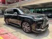 Recon 2023 Lexus LX600 3.5 SUV TWIN TURBO FULL BLACK LEATHER SEAT MODELLISTA JAPAN UNREG RECON 3.4 LX 600