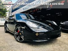 PORSCHE CAYMAN PDK 2.9 NEW FACELIFT 1YR WTY 2013,CRYSTAL BLACK IN COLOUR,SMOOTH ENGINE GEAR BOX,LIMITED RED IN COLOUR,ONE DATO OWNER