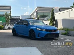 2025 Honda Civic 2.0 Type R Boost Blue Racing Black Package Rare Color Low Miles Perfect Condition