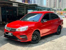 [34000KM]PROTON SAGA 1.3 (A) PREMIUM S -[PROTON MALAYSIA WARRANTY UNTIL 2029/10],FULL BLACK SEMI LEATHER SEAT,REVERSE CAM,KEYLESS START,KEYLESS ENTRY