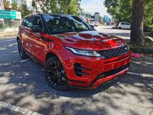 2019 Range Rover 2.0L Evoque P250 Full Spec With Panroof,Meridian Sound System,2 Way Memory Seat,Surround Camera,Lane Assists,Head Up Display