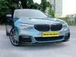 Used 2019 BMW 530i 2.0 M Sport Sedan VERY LOW MILLAGE + FULL SERVICE RECORD BY SERVICE CENTRE / SUNROOF / HEAD