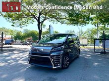 2018 Toyota Vellfire 2.5 MPV Toyota Vellfire 2.5 ZG (SUNROOF) (3 LED) (LEATHER SEATS)