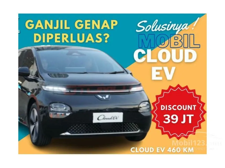 Jual Mobil Wuling Cloud EV 2024 EV di Jawa Barat Automatic Hatchback Hitam Rp 398.800.000
