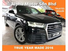 2016 TRUE Audi Q7 3.0 TFSI PETROL (A) QUATTRO S-LINE NEW NUMBER QUALITY CAR UNDER WARRANTY YEAR END PROMOTION