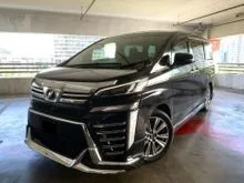 2015 Toyota Vellfire 2.5 Z G Edition MPV MODELLISTA BODYKIT SUNROOF MOONROOF REVERSE CAM REAR MONITOR 2 POWER DOOR RAYA PROMO FREE TINTED AND COATING