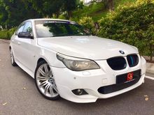 **ORIGINAL M SPORT,NEW FACELIFT LCI MODEL,NICE NUMBER PLATE,NEW RIM WHEEL,FULL SERVICE RECORD**2007 BMW 525i 3.0 SE Sedan
