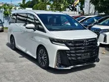 OFFER UNREG 2025 Toyota Vellfire 2.4 Z Premier MPV WHITE ( JBL )  FULL SPEC/FREE 6 YEAR WARRANTY/ PROCESSING FEE RM1350