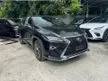 Recon 2018 Lexus RX300 2.0 F Sport SUV ** Red Leather / BSM / Sunroof / Head Up Display / 360 Camera / Power Boot / LKA / Memory Seat ** 5 Yr Warranty ** - Cars for sale