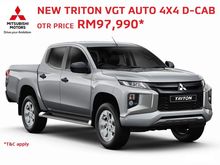 2019 Mitsubishi Triton 2.4 VGT Pickup Truck AUTO 4X4 DISCOUNT 8K + EXTRA!!!