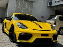2017 Porsche 718 2.0 Cayman Coupe GT4 BODYKITS REGISTER 2021 LOW MILEAGE