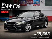 2016 BMW 318i 1.5 Luxury M3 Look Cun Condition Senang Lulus High Loan Bulanan Rendah