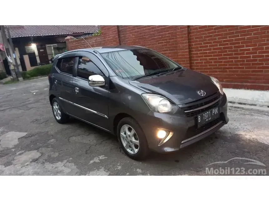Jual Mobil Toyota Agya 2016 G 1.0 di Jawa Barat Manual Hatchback Abu