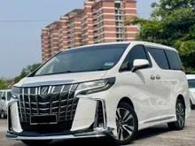 2021 Toyota Alphard 3.5 MPV Facelift / 8 Speed / Modellista Bodykit / Full Service Record Toyota / Blind Spot / DIM / Sunroof / 360 Cam / Pilot Seat