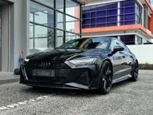 2023 Audi RS7 4.0 Sportback Hatchback Tiptop Condition Japan Spec With B&O Sound System, Black Leather Interior, Soft Close Door And More