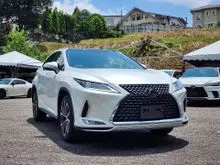 2021 Lexus RX 300 2.0 Luxury SUV (VERSION L) BLACK INTERIOR, REAR ENTERTAINMENT SYSTEM, PANORAMIC ROOF, 360 CAMERA