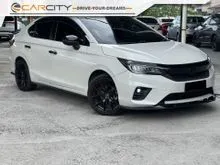 2023 Honda City 1.5 V Sedan UNDER WARRANTY FULL SERVICE HONDA LOW MILEAGE 59K KM LEATHER SEAT REVERSE CAMERA LED HEADLAMPS LED DAYLIGHTS