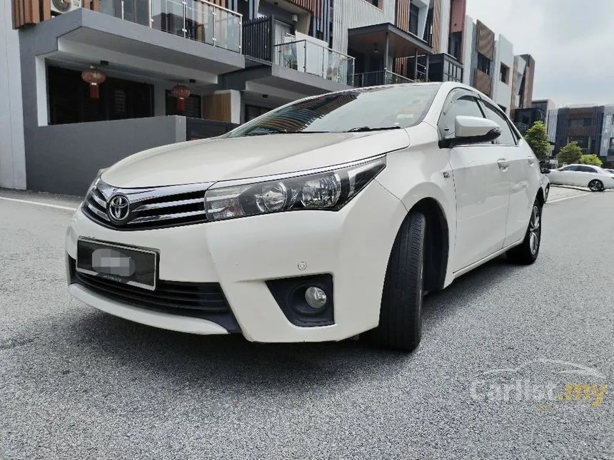 2014 Toyota Corolla Altis E Sedan